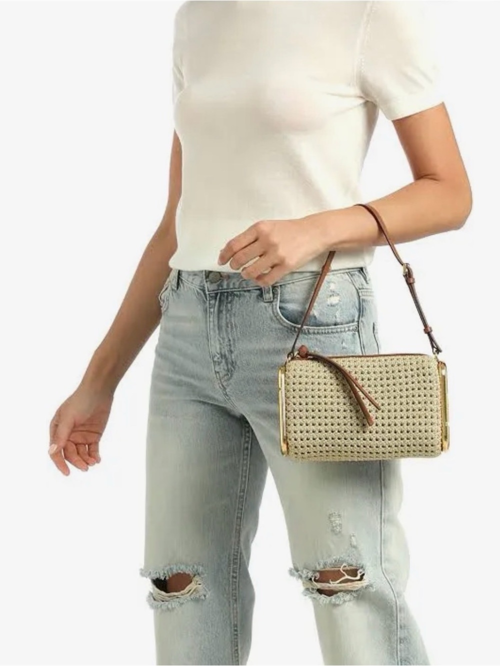 Marc Jacobs Scene Small Shoulder Bag in Crochet - Picture 7 of 7